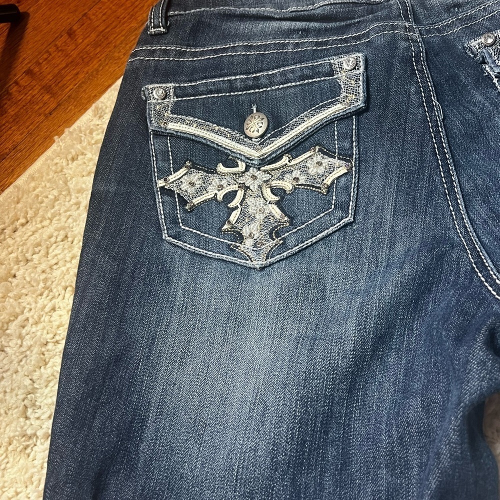 WOMENS NEW DIRECTIONS WEEKEND DENIM SHORTS SIZE 10 NWT - Picture 12 of 13